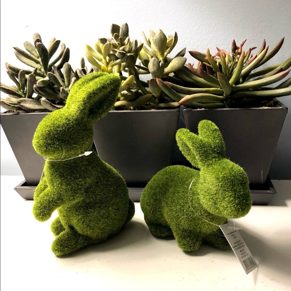 NWT Spring 2021 Release Two Faux Moss Bunnies